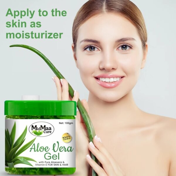 MidMaa Cure 100% Original Aloe Vera Gel - Image 2