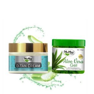 MidMaa Cure 100% Original Aloe Vera Gel + D-Tan Cream